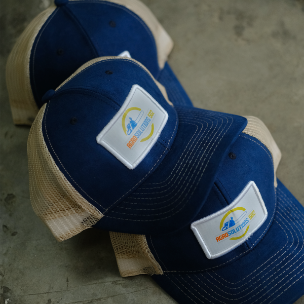 gorras bordadas para agroservicios en Guatemala