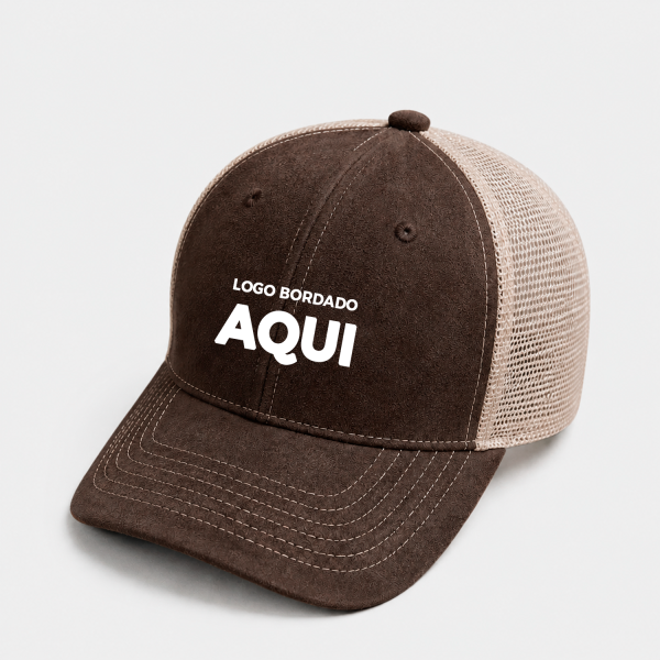 r-uniformes-Gorra-Bordada-gamuza-cafe gorras bordadas para agroservicios en Guatemala